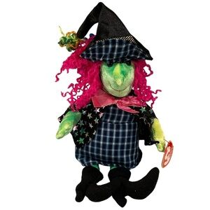 TY Beanie Baby Scary the Witch Tag ERRORS 2000/2001 Halloween